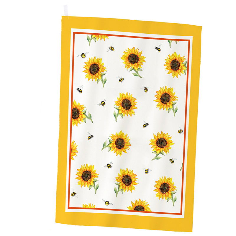 Geschirrtuch Sunflower & Bee - 48x70cm