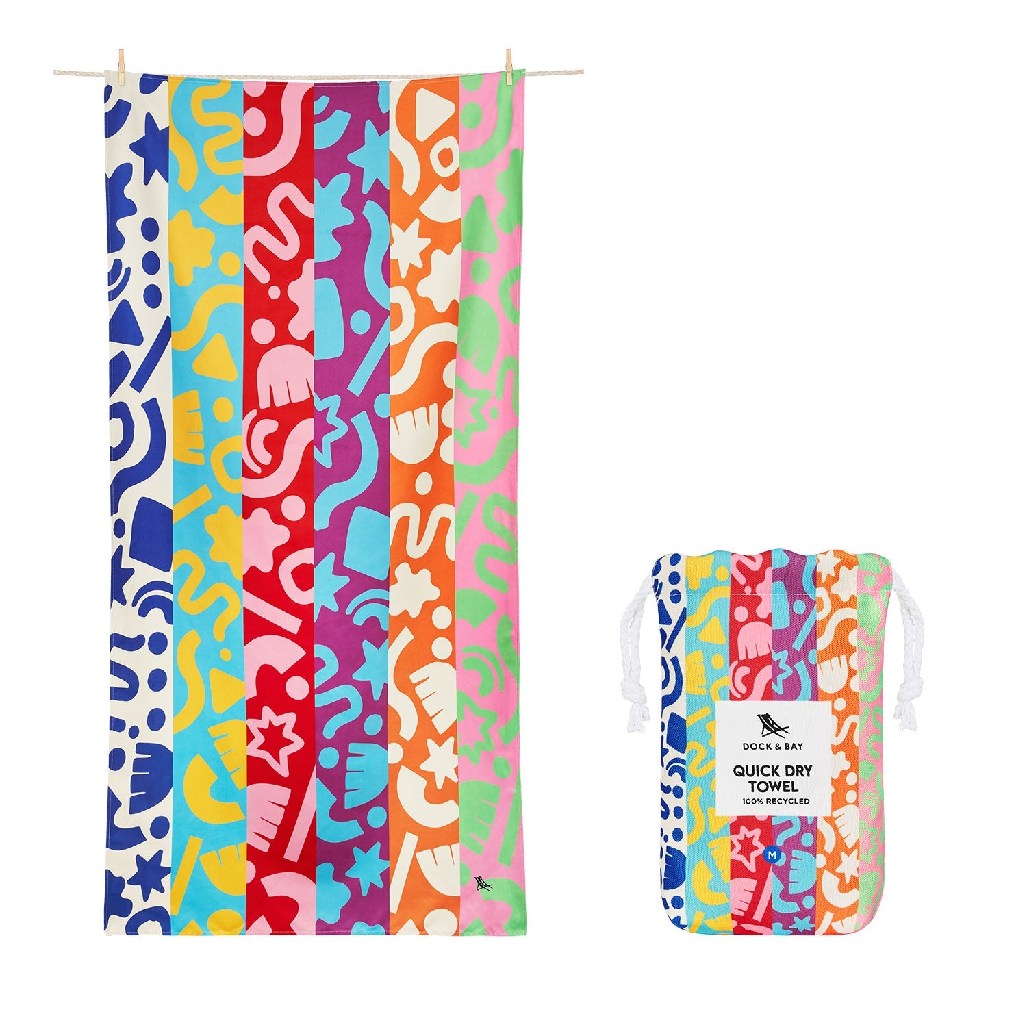 Strandhandtuch Dock & Bay M Power of Positivity – 130x70cm