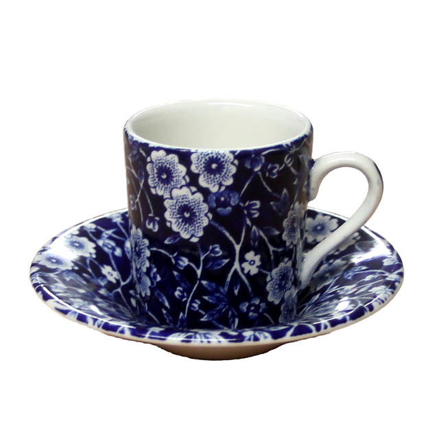 Espressotasse & Untere Blue Calico - 0,1l