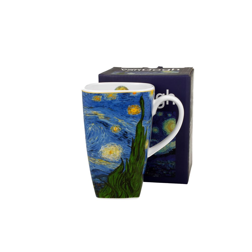 Becher quadratisch van Gogh Starry Night – 0,65l